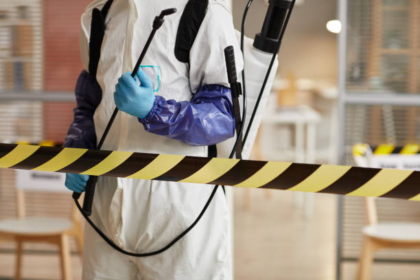 Professional Biohazard Cleanup technician working in Villa Grande, CA